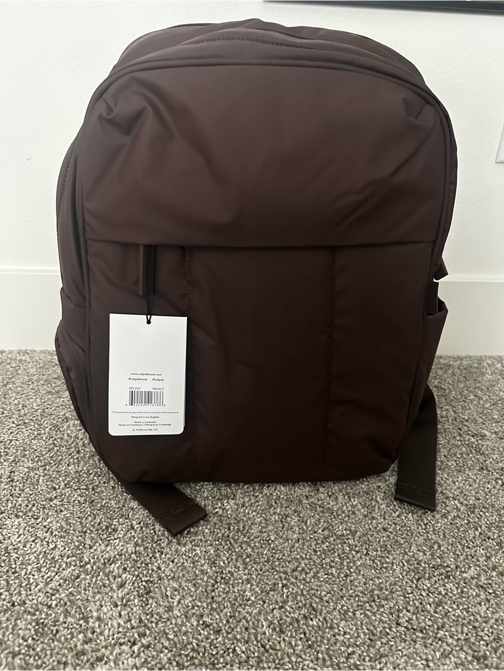Calpak Brown Luka Backpack - Picture 2 of 4